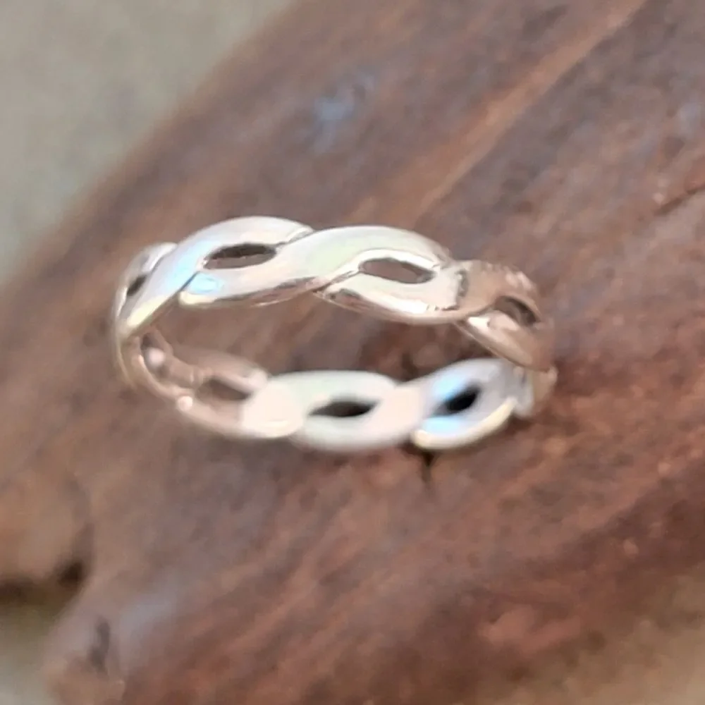 James Avery Womens Woven Braided Band Ring